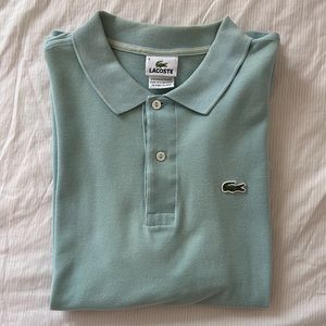 Vintage Lacoste Polo - Sea Foam/Mint Green XL